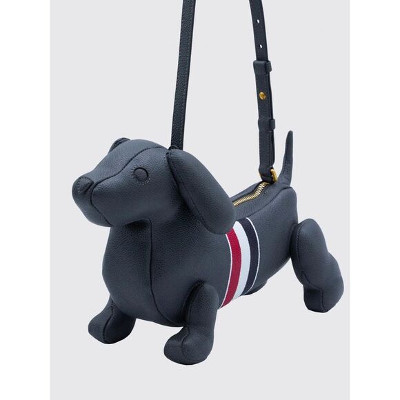 Thom Browne Shoulder Bag Woman Grey - Picture 3 of 3